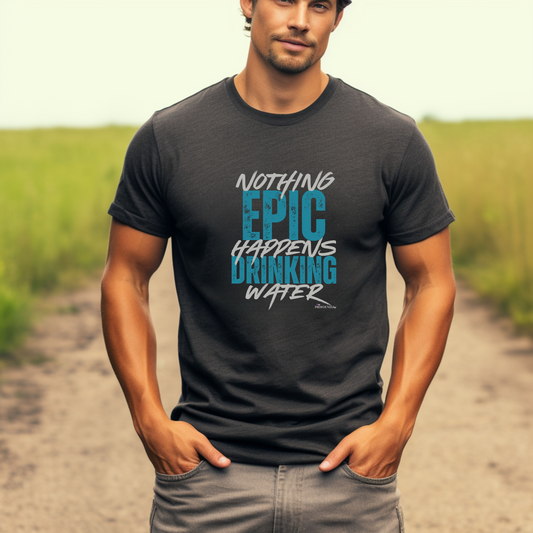 Nothing Epic Happens (blue) T-Shirt