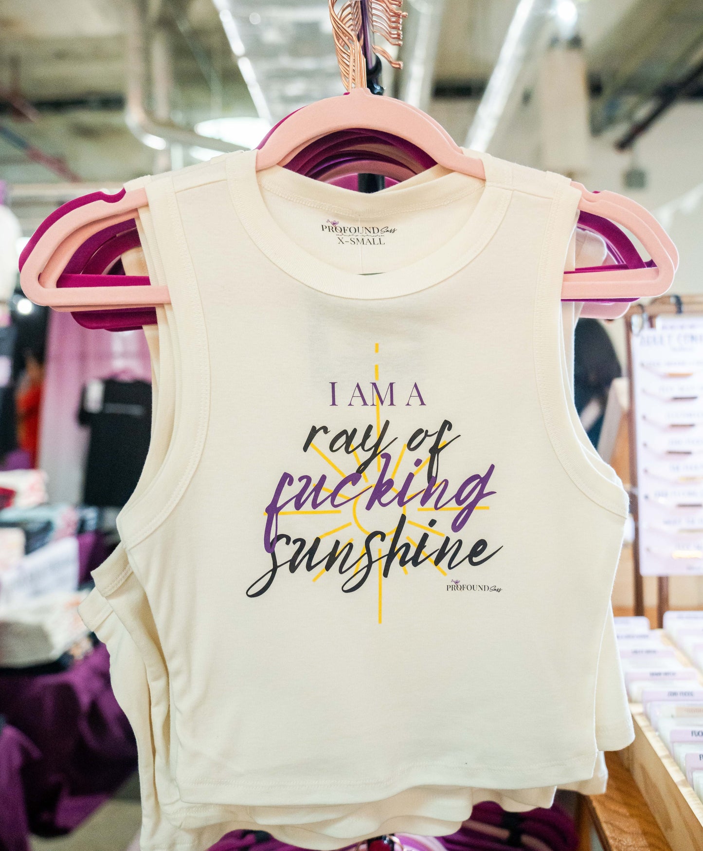 Ray of Fucking Sunshine Crop Tank